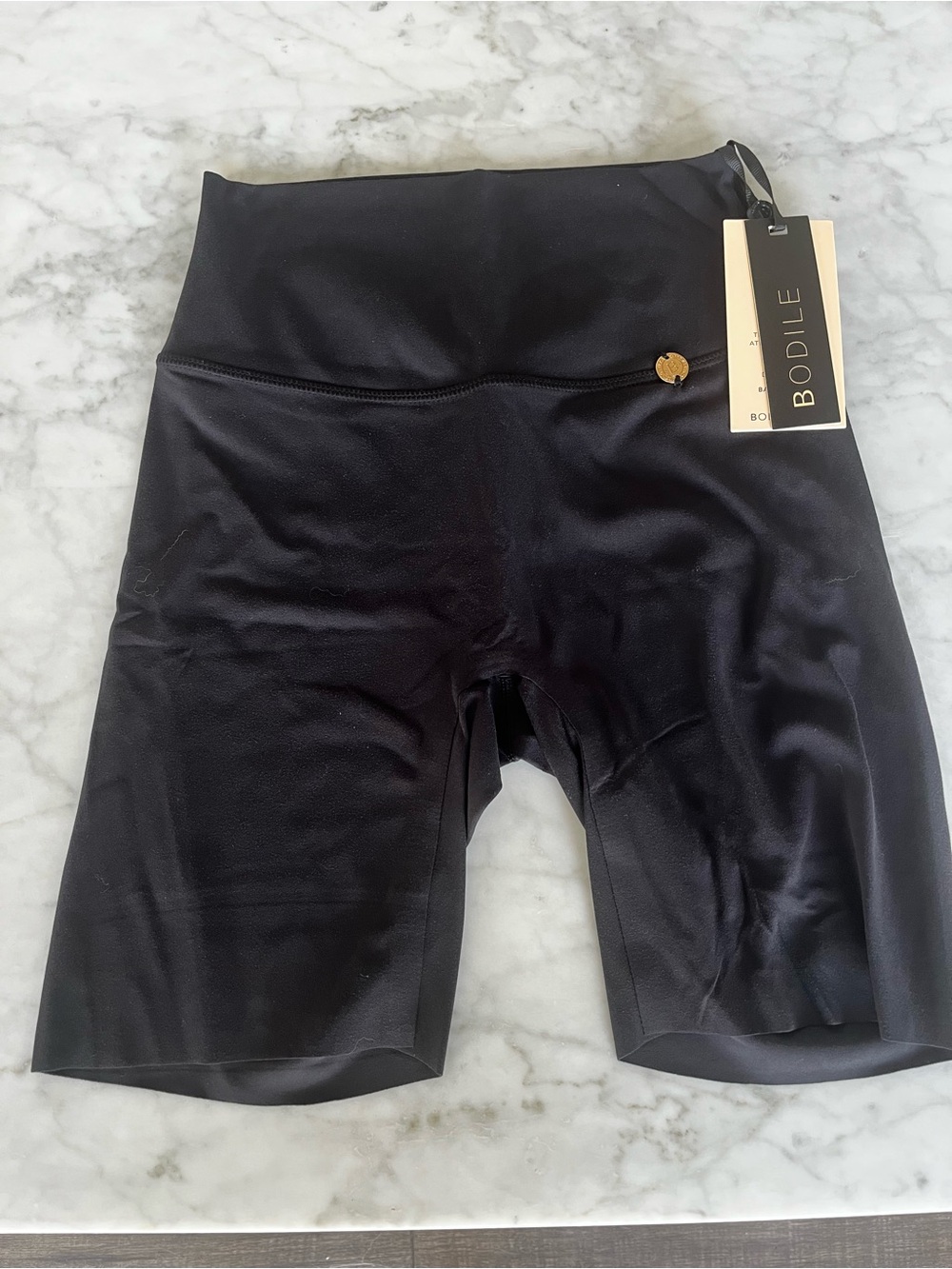 Black bodile body shorts
